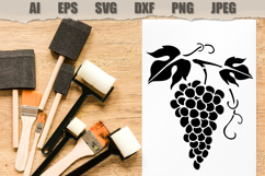 Stencil Grape Cluster Product Image 2