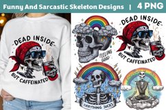 Funny And Sarcastic Skeleton, Skeleton Witch Halloween Product Image 1