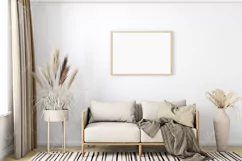 Living room Frame mockup | PSD JPG PNG Product Image 2