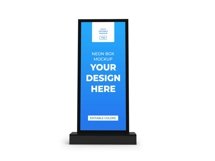 Neon Box Sign Mockup Template Bundle Product Image 3
