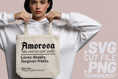 4x Bendecida Amorosa Sabrosa Poderosa Definition SVG Shirt Product Image 3