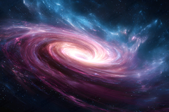 Swirling Galaxy Artwork Cosmic Space Spiral Background Product Image 1