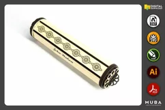 Wooden Pen Box, Gift Jewellery Box, Laser cut file Product Image 2