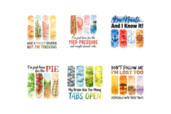 Funny Quote Brushstroke Sublimation PNG Bundle Product Image 2