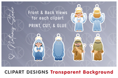 Christmas Nativity Scene Clipart Bundle. DIY Crafting. Product Image 2