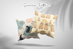 Easter Bunny Carrot Chick Seamless Pattern Product Image 3