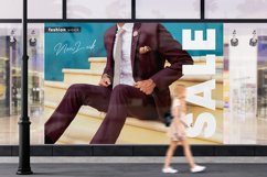 Advertising on a Glass Storefront Mockup Product Image 2