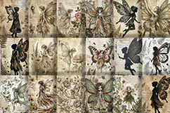 Vintage Fairy Tales Digital Paper | Journal JPG Product Image 5
