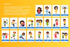Emotion Flashcards, Child Psychology, ESL Product Image 3