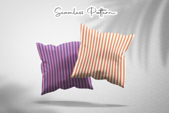 Rust Purple Stripe Seamless Pattern Product Image 3