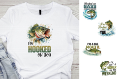 Funny Bass Fishing Quotes PNG Bundle Product Image 2