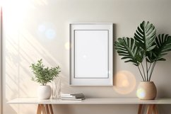 Modern Photo Frame Mockup with Plants Product Image 2
