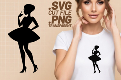 4x Breast Cancer Awareness Ribbon Butterfly Woman SVG Files Product Image 3