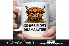 Grass First Drama Later Cow Product Image 1