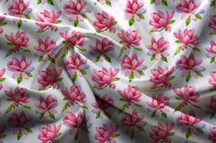 Pink Magnolia Watercolor Pattern Set Product Image 2