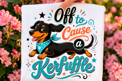 Off to Cause a Kerfuffle Funny Png Product Image 1