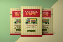 Food Truck Festival Flyer. Word, Psd and Canva Product Image 2