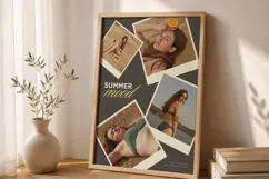 Stacked Photo Collage Editable Canva Template | Printable Product Image 2