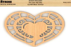 8 Decorative Hearts for Wall SVG Bundle / Wood Wall Hanging Product Image 3