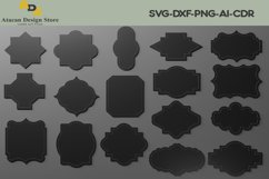 Leather Labels / Laser cut Shapes / Leather Genuine Sign 275 Product Image 2