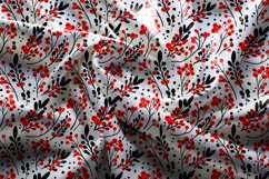 Festive Red Berry Winter Pattern Set Product Image 2