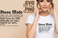 4x Hot Mess Mija Diosa Mode Cafecito Drama Definition SVG Product Image 3