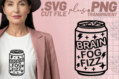 4x Sarcastic Brain Fog Hyper Fixation SVG Cut Files Shirt Product Image 3