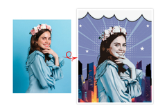 Editable Comic Art Photo Effect Product Image 1