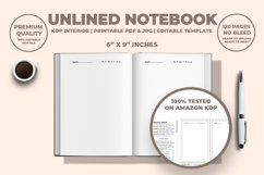 Unlined Notebook KDP Interior Product Image 2
