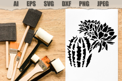 Stencils Blooming Cactus Product Image 2