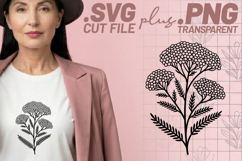 4x Floral SVG Botanical Daisy Anemone EPS Cut Files Cricuts Product Image 3
