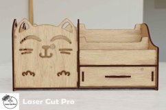 Desktop organizer, Jewelry Organizer with drawer Product Image 3