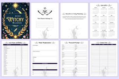 2026 Witchy Planner Canva template Product Image 2