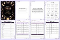Printable 2026 Tarot Journal Canva Template Product Image 2