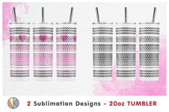 2 Adults Love Hidden Message Patterns - 20oz Skinny Tumbler. Product Image 1