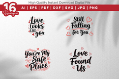 Love Quotes SVG 16 Design Bundle Product Image 4