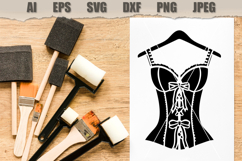 Stencil Vintage Corset Lingerie Product Image 2