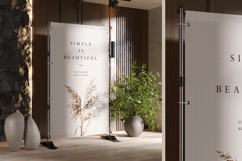 Indoor Telescopic Event Banner Stand Mockup Product Image 2