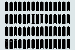 60 Bookmark Templates SVG Cut files for paper or laser Product Image 4