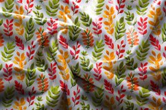 Vibrant Hand-Drawn Leafy Floral Patterns Product Image 2