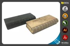 Wooden Pen Box, Gift, Jewellery Box, Laser Cut File Product Image 2