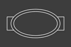 Outline Badge &amp; Banner Clip Art Set Product Image 4