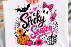 Halloween Ghost &amp; Coquette PNG Sublimation Designs Product Image 3