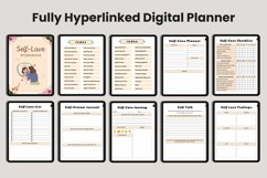 Digital Self-Love Workbook Canva Interior Product Image 2