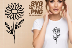 4x Floral SVG Poppy Daisy Bluebell EPS Cut Files Cricut Product Image 3