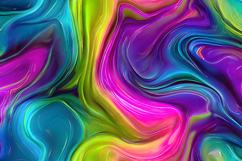 Neon Abstract Swirl Fluid Art Texture Background Product Image 1
