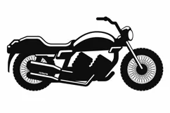 Motorcycle svg, motorbike svg, bike svg, Cricut, Silhouette Product Image 2