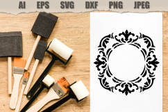 Stencil Vintage Ornate Frame Product Image 2