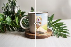 Vintage Mug Mockup with Greenery Decor Product Image 2