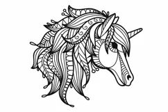 Unicorn svg, unicorn dxf, unicorn png, Cricut, Silhouette Product Image 2
